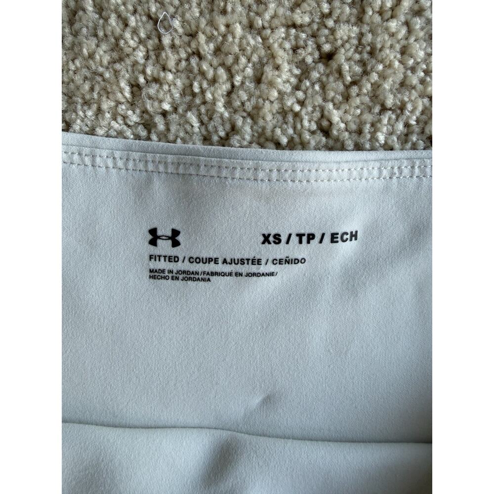 Under Armour Women’s Leggings XS Light Gray High Rise Athletic Workout Pants - Picture 2 of 7